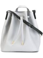 Pb 0110 Bucket Shoulder Bag, Women's, Grey, Leather