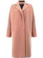 32 Paradis Sprung Frères Oversized Coat - Pink & Purple