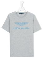 Aston Martin Kids - Logo Print T-shirt - Kids - Cotton - 14 Yrs, Grey