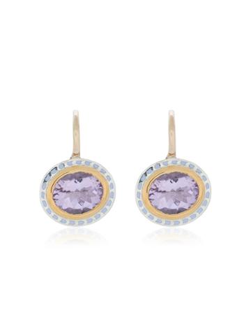 Alice Cicolini Oval Pendant Earrings - Multicolour