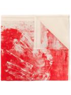 Lost & Found Ria Dunn Paint Print Scarf - Red