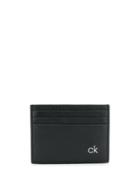 Calvin Klein Logo Plaque Cardholder - Black