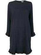 Ganni Pin Striped Shift - Blue