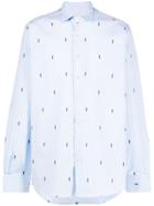 Etro Woodpecker Slim-fit Shirt - Blue