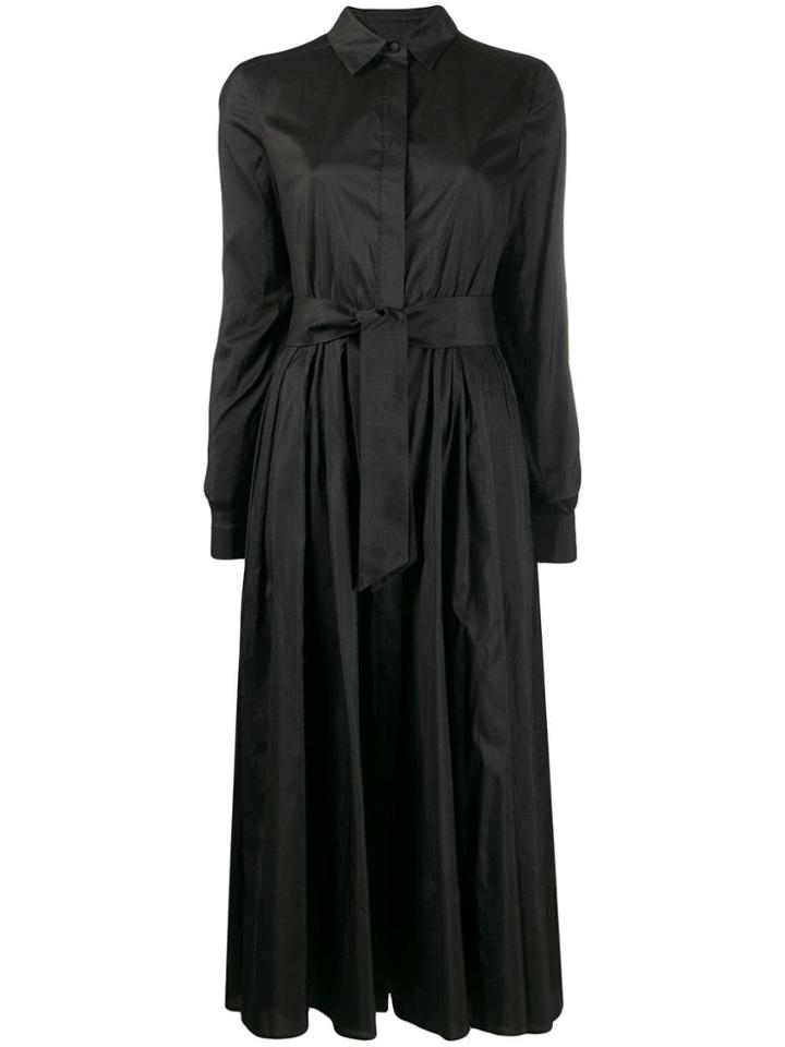 Max Mara Belted Shirt Dress - Black