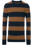 Laneus Striped Crew Neck Jumper