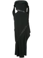 Jonathan Simkhai Asymmetric Strapless Dress - Black