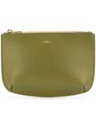 A.p.c. Embossed Clutch Bag - Green