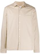Sunnei Button-down Shirt Jacket - Neutrals