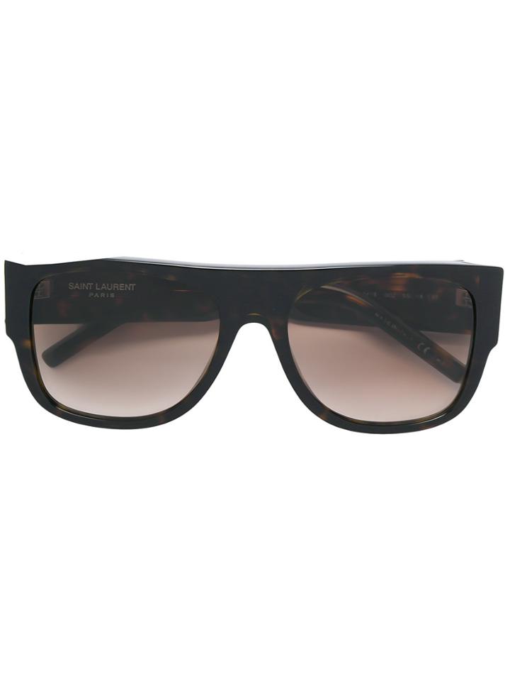 Saint Laurent Eyewear Slm16 002 Sunglasses - Brown