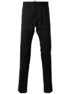 Dsquared2 - Slim Fit Trousers - Men - Polyester/spandex/elastane/viscose/virgin Wool - 50, Black, Polyester/spandex/elastane/viscose/virgin Wool