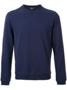 Kent & Curwen Knit Panel Sweatshirt, Men's, Size: Xl, Blue, Cotton/spandex/elastane
