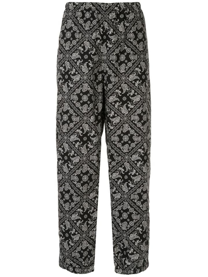 Supreme Bandana Print Track Pants - Black