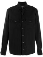 Ermenegildo Zegna Flap Pocket Shirt - Black