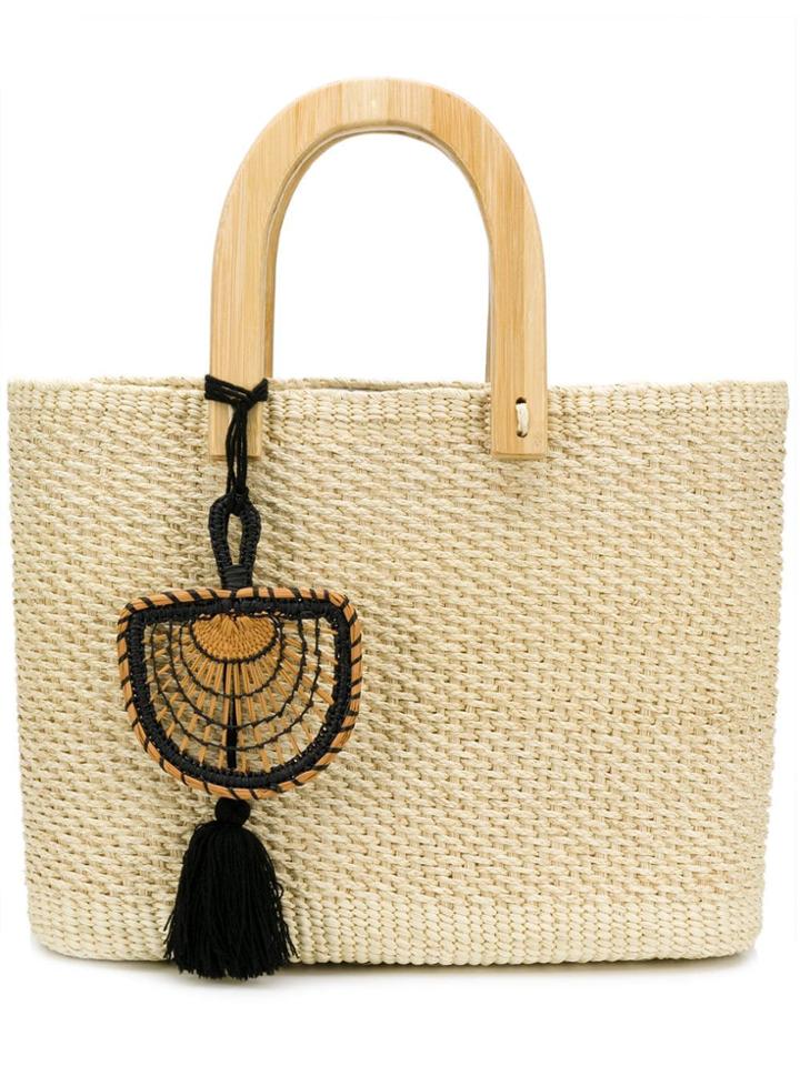 Sensi Studio Handwoven Canasta Bag - Neutrals