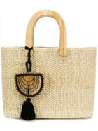 Sensi Studio Handwoven Canasta Bag - Neutrals