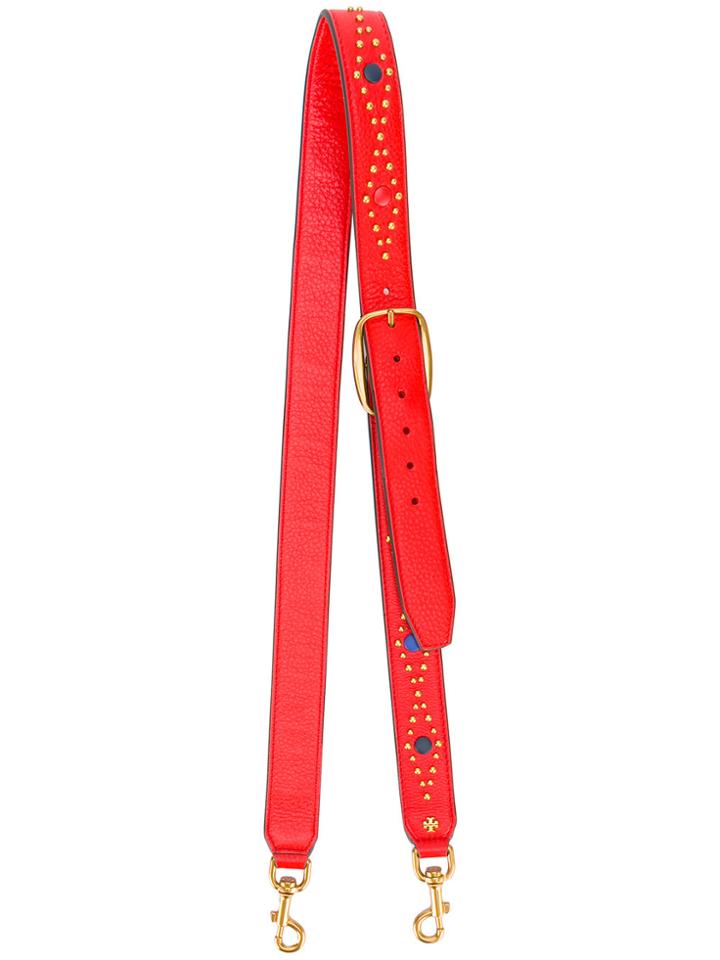 Tory Burch Studded Bag Strap - Red