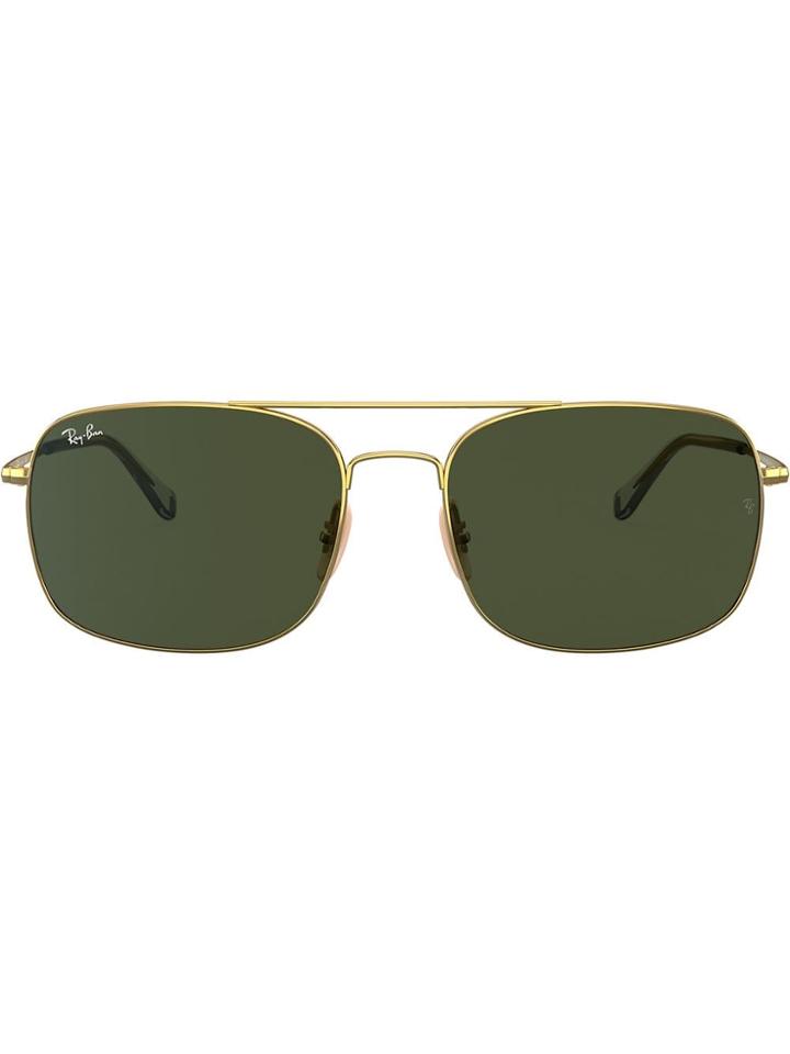 Ray-ban Rb3611 Square Sunglasses - Gold