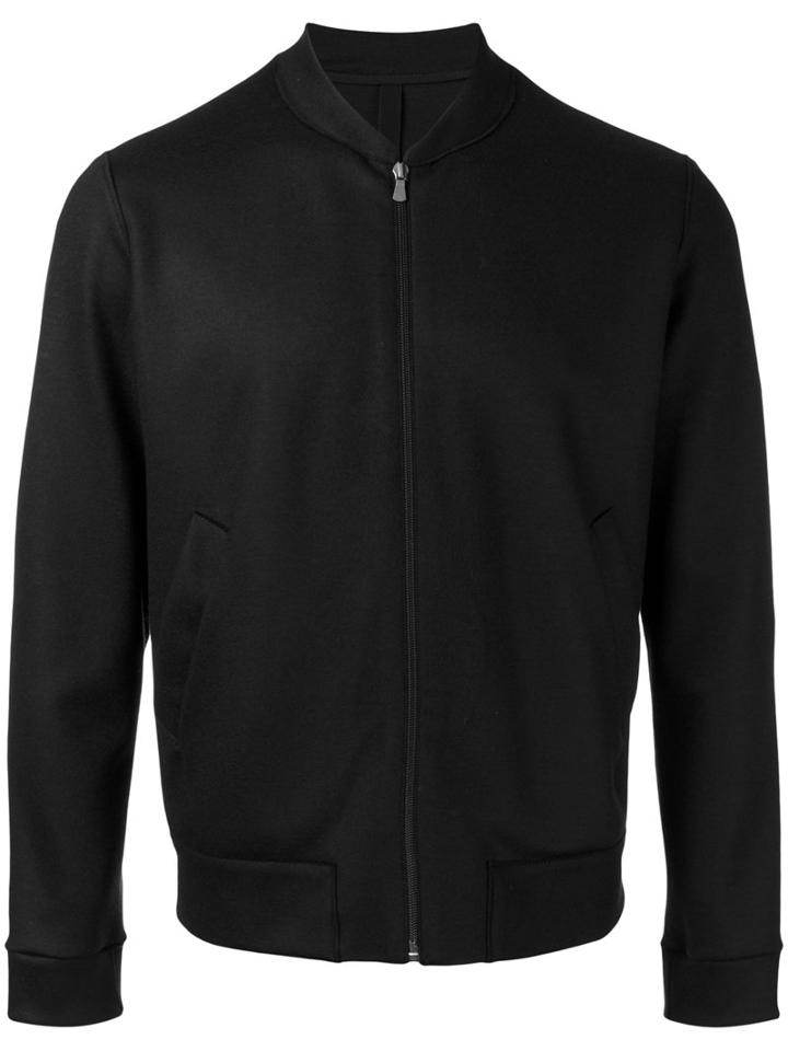Harris Wharf London - Zipped Bomber Jacket - Men - Wool - 48, Black, Wool