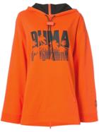 Fenty X Puma Full Back Zip Ls Hoodiea Drawstring - Orange