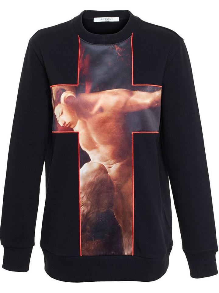 Givenchy Cross Madonna Print Sweatshirt