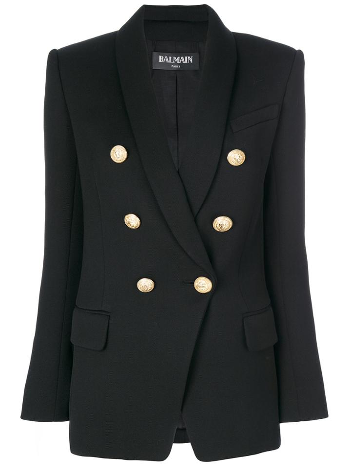Balmain Button-embellished Blazer - Black