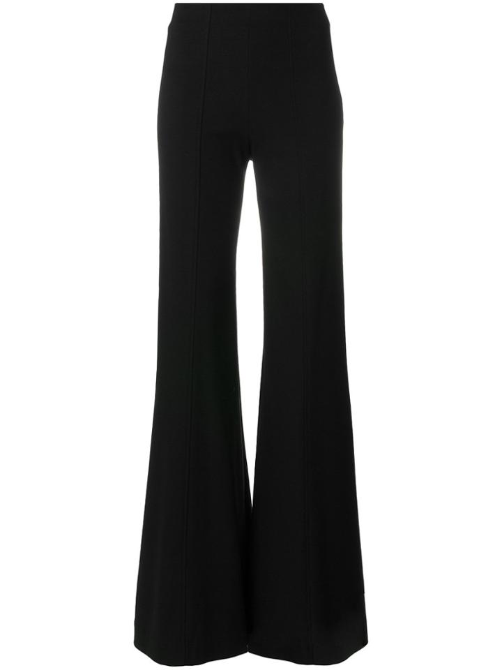 Dondup Long Flared Trousers - Black