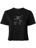 Julien David Embroidered T-shirt - Black