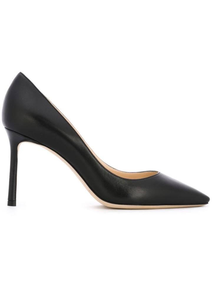 Jimmy Choo Romy Pumps, Women's, Size: 40, Black, Leather