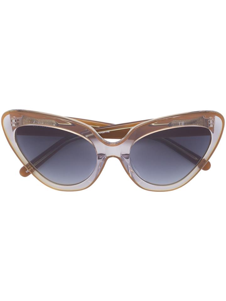 Erdem Cat Eye Sunglasses - Brown