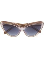 Erdem Cat Eye Sunglasses - Brown