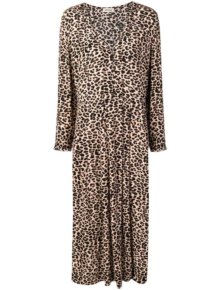 Zadig & Voltaire Roux Print Leo Robe - Neutrals