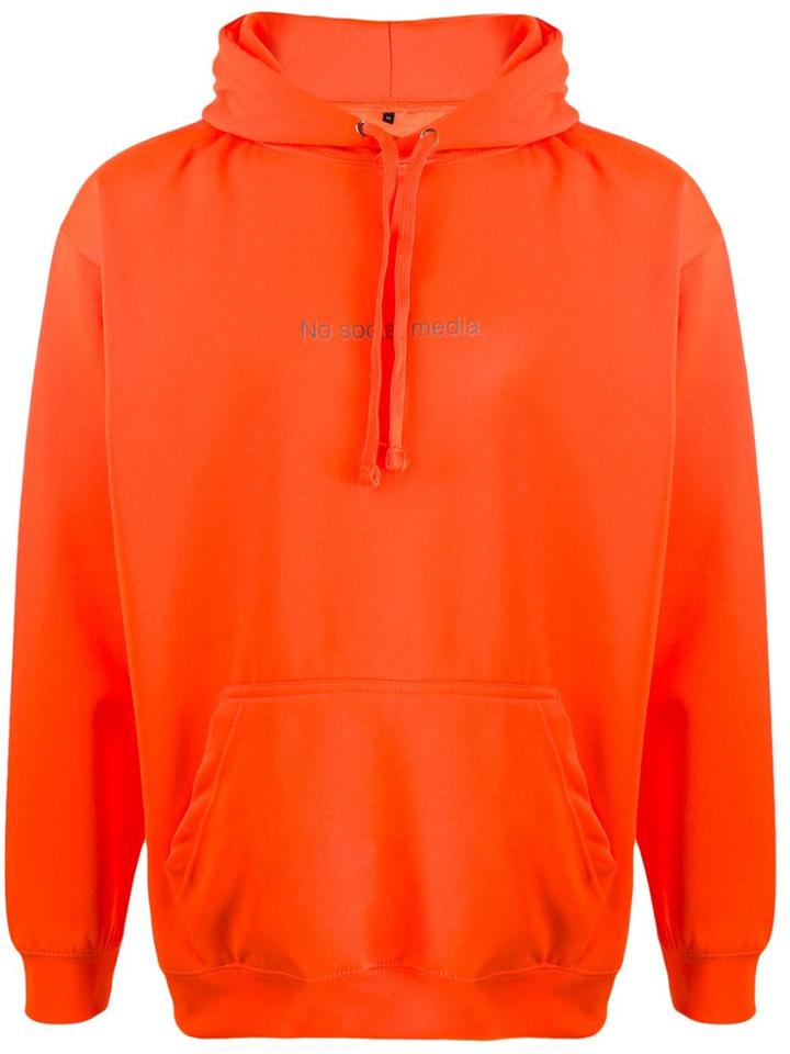 F.a.m.t. Slogan Hoodie - Orange