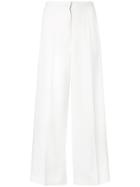 Sportmax Flared Cropped Trousers - White