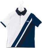 Boss Kids Colour Block Polo Shirt, Boy's, Size: 12 Yrs, Blue