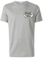 Moncler Appliquéd T-shirt - Grey