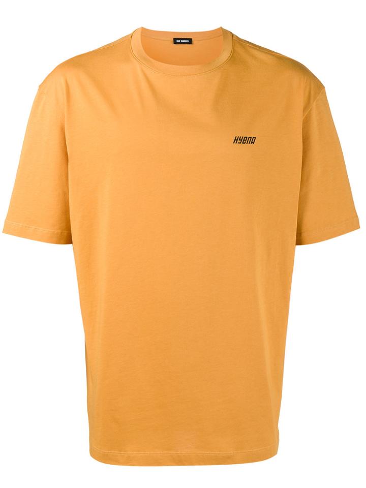Raf Simons Hyena Logo T-shirt - Yellow & Orange