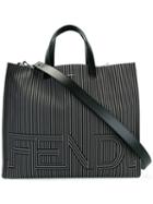 Fendi Shpng 1000's Ratlles Tote, Men's, Black, Nylon/leather
