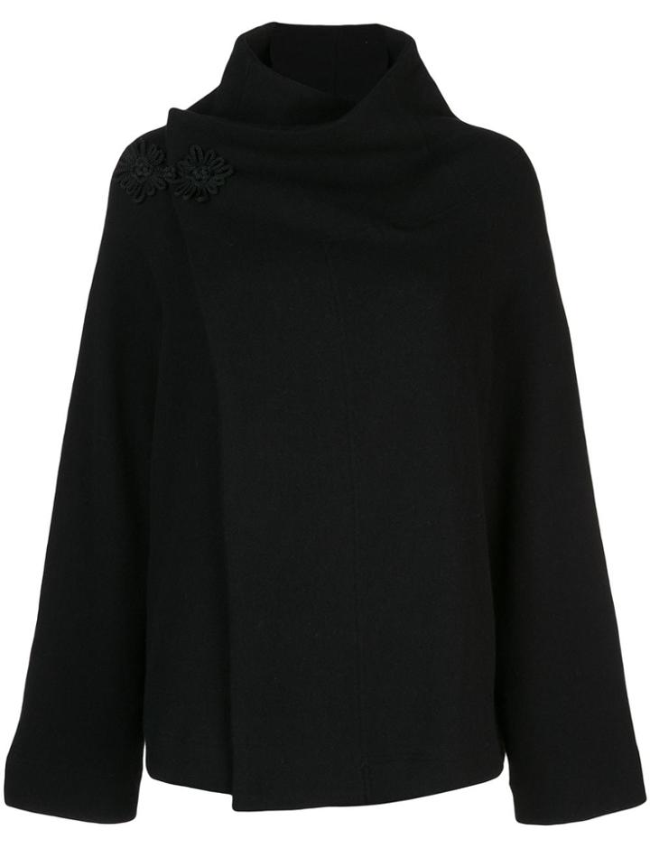 Y's Wrapped Cardi-coat - Black