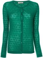 Nina Ricci Patterned Cardigan - Green