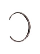 Henson Carved Thin Cuff, Adult Unisex, Metallic