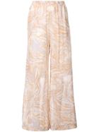 See By Chloé Tiger Palazzo Pants - Neutrals