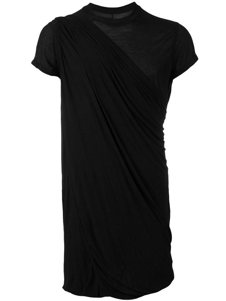 Rick Owens Drkshdw Long T-shirt, Men's, Size: Medium, Black, Viscose