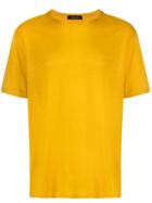 Ermenegildo Zegna Round Neck T-shirt - Yellow