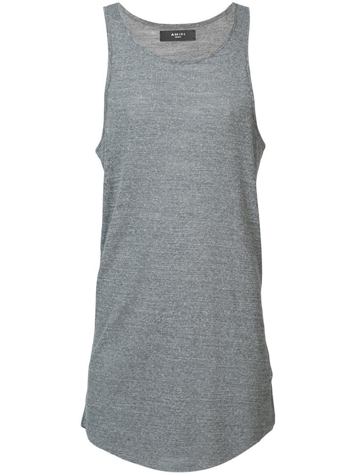 Amiri - Tank Top - Men - Polyester/cotton/rayon - M, Grey, Polyester/cotton/rayon
