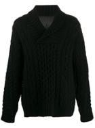 Undercover Cable-knit Jumper - Black