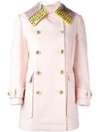 Altuzarra Sequin Embellished Collar Coat