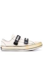 Palm Angels Logo Print Low Top Sneakers - White