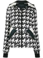 Perfect Moment Apres Duvet Houndstooth Jacket - Black