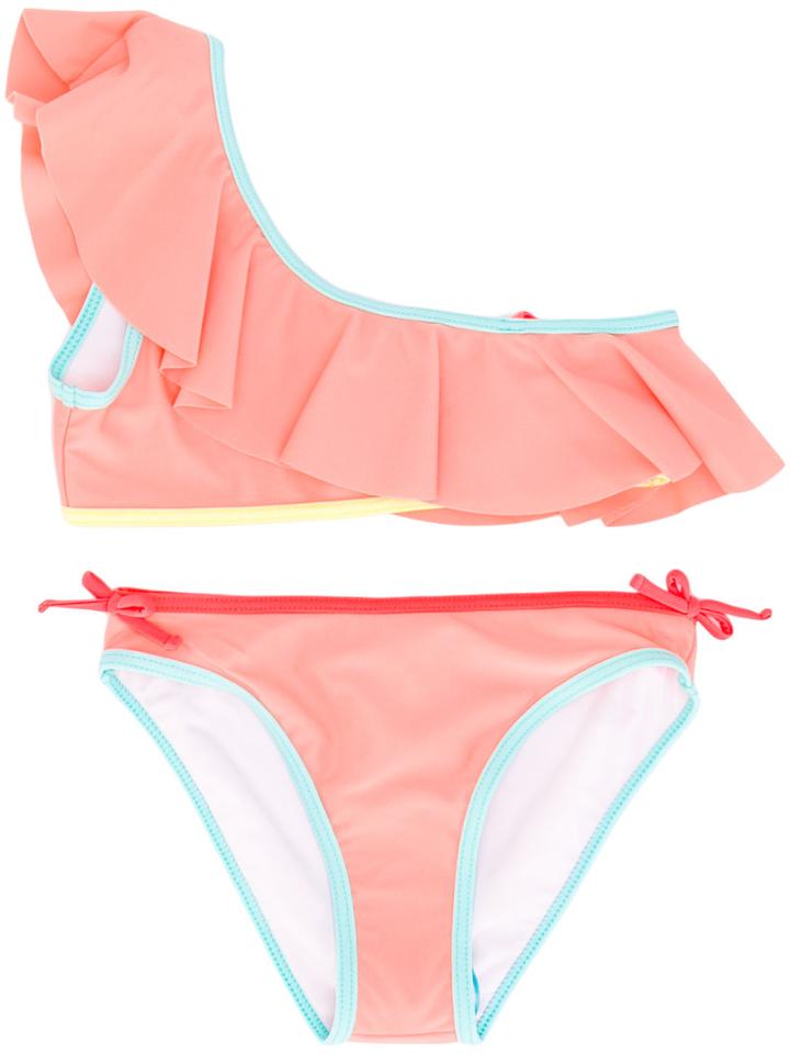 Chloé Kids - Two-piece Swimsuit - Kids - Polyamide/polyester/spandex/elastane - 12 Yrs, Girl's, Yellow/orange